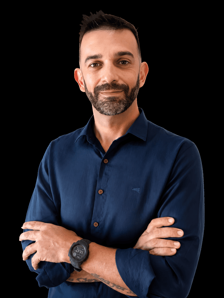Daniél Rocha em atendimento